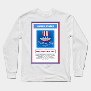 Independence Day - United States - For 4th of july - Print Design Poster - 1706206 Long Sleeve T-Shirt